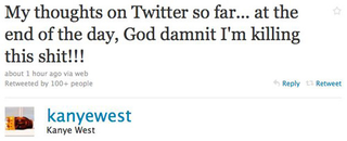 Illustration for article titled Kanye's Twitter Is Intolerable, And He Must Be Stopped